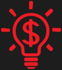 Lightbulb/Dollar Sign Icon to Represent Cost Efficiency