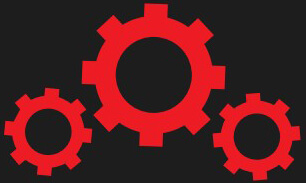Gears Icon to Represent Ease of Use